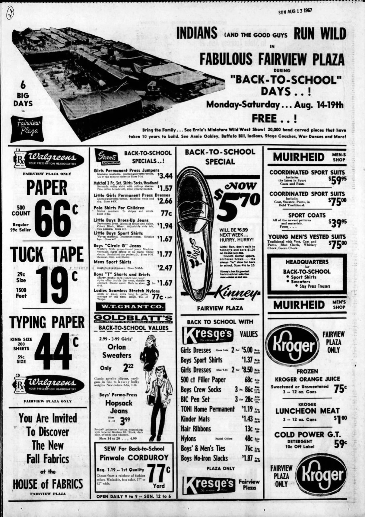 Fabulous Farview Plaza Back-To-School Days!
